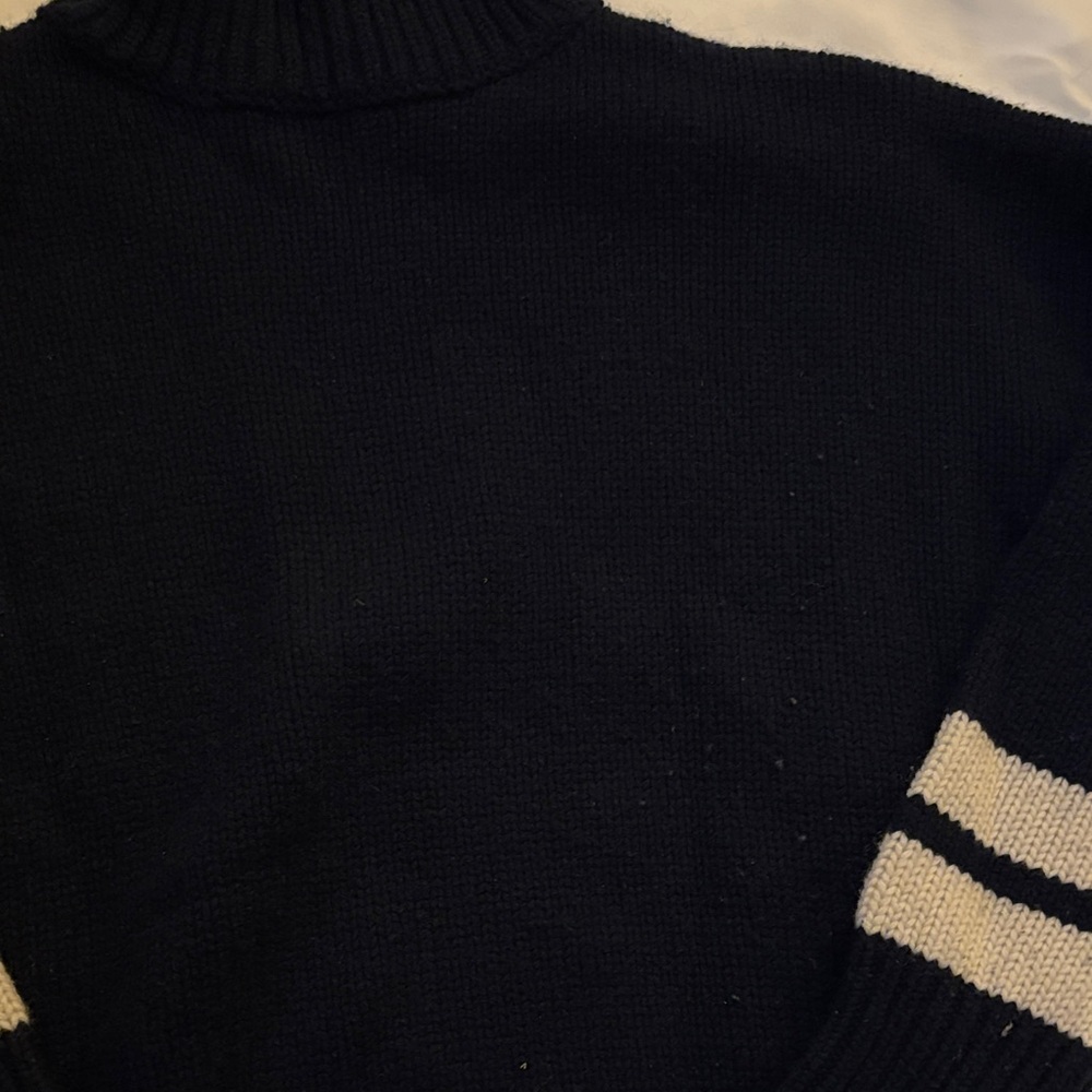 La Ligne Navy Turtleneck Sweater - Picture 3 of 5